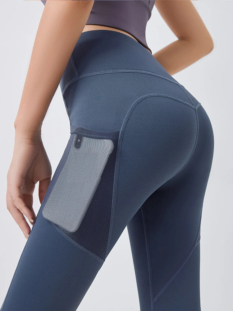 Legging Deportivo Mujer Cintura Alta con Bolsillo