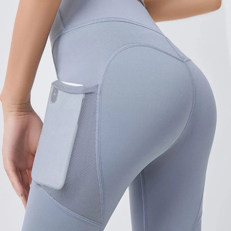 Legging Deportivo Mujer Cintura Alta con Bolsillo