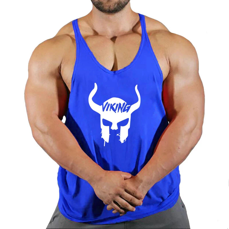 Tank Top Gym Hombre Estampa Skull