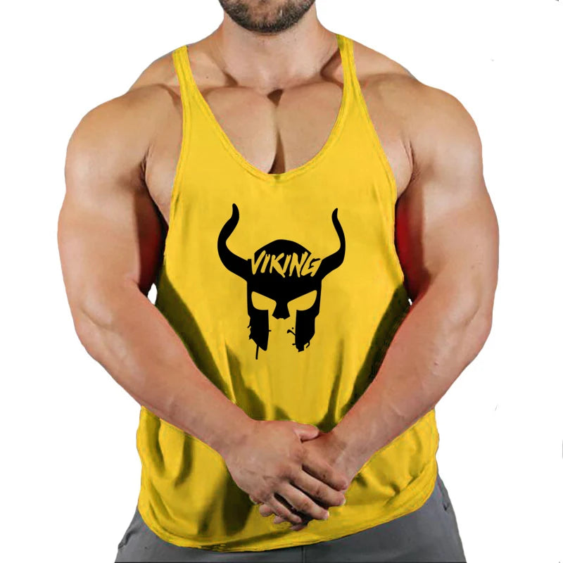 Tank Top Gym Hombre Estampa Skull