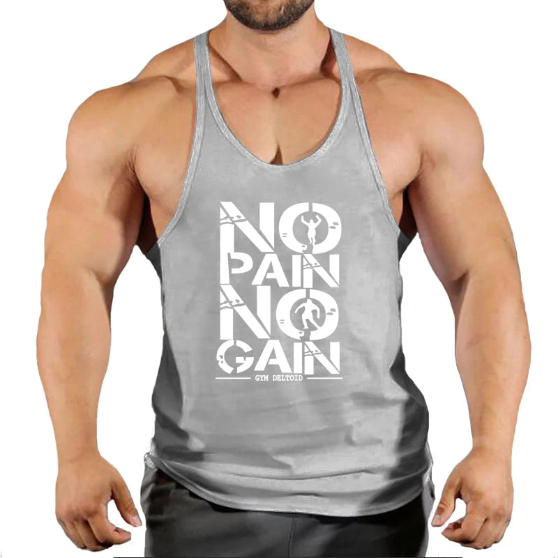 Tank Top Gym Hombre Estampa Skull