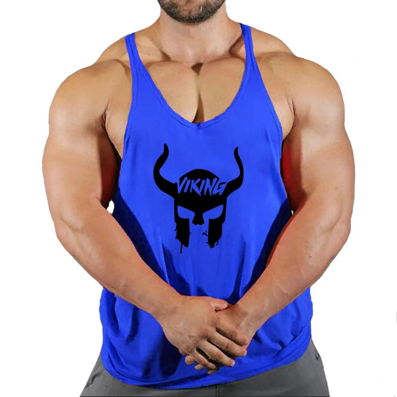 Tank Top Gym Hombre Estampa Skull