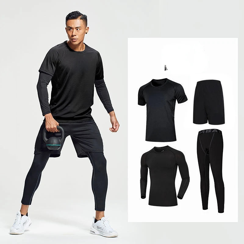 Conjunto Deportivo Compresión Hombre Dry Fit