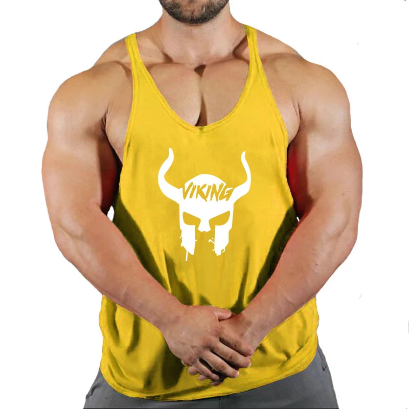 Tank Top Gym Hombre Estampa Skull