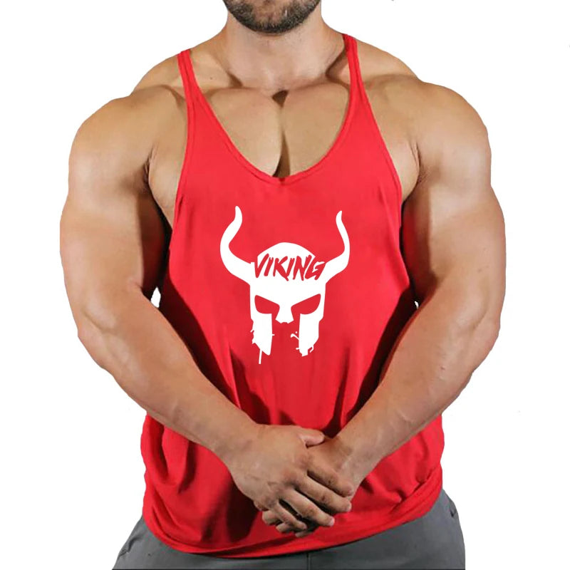 Tank Top Gym Hombre Estampa Skull