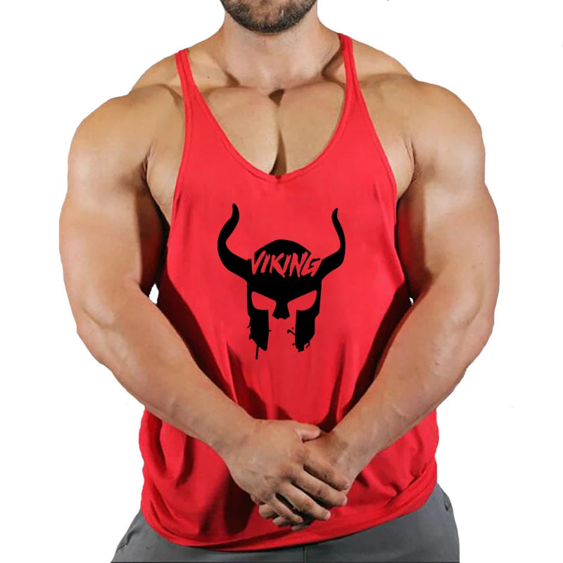 Tank Top Gym Hombre Estampa Skull