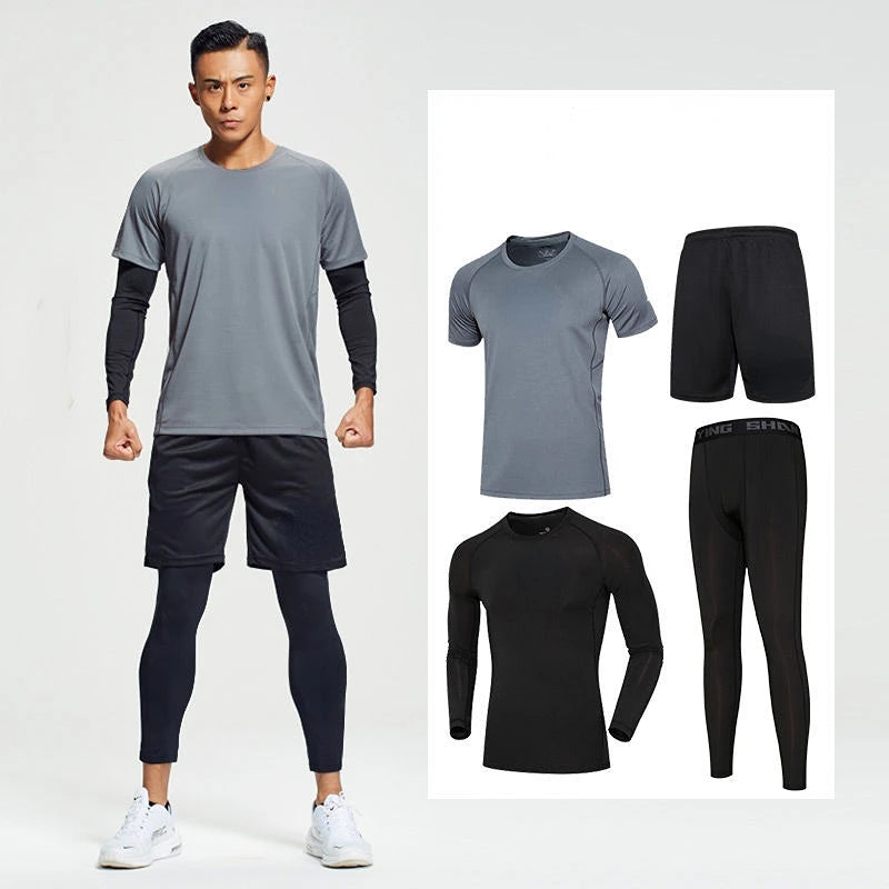 Conjunto Deportivo Compresión Hombre Dry Fit